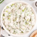 Chicken Salad in a white bowl