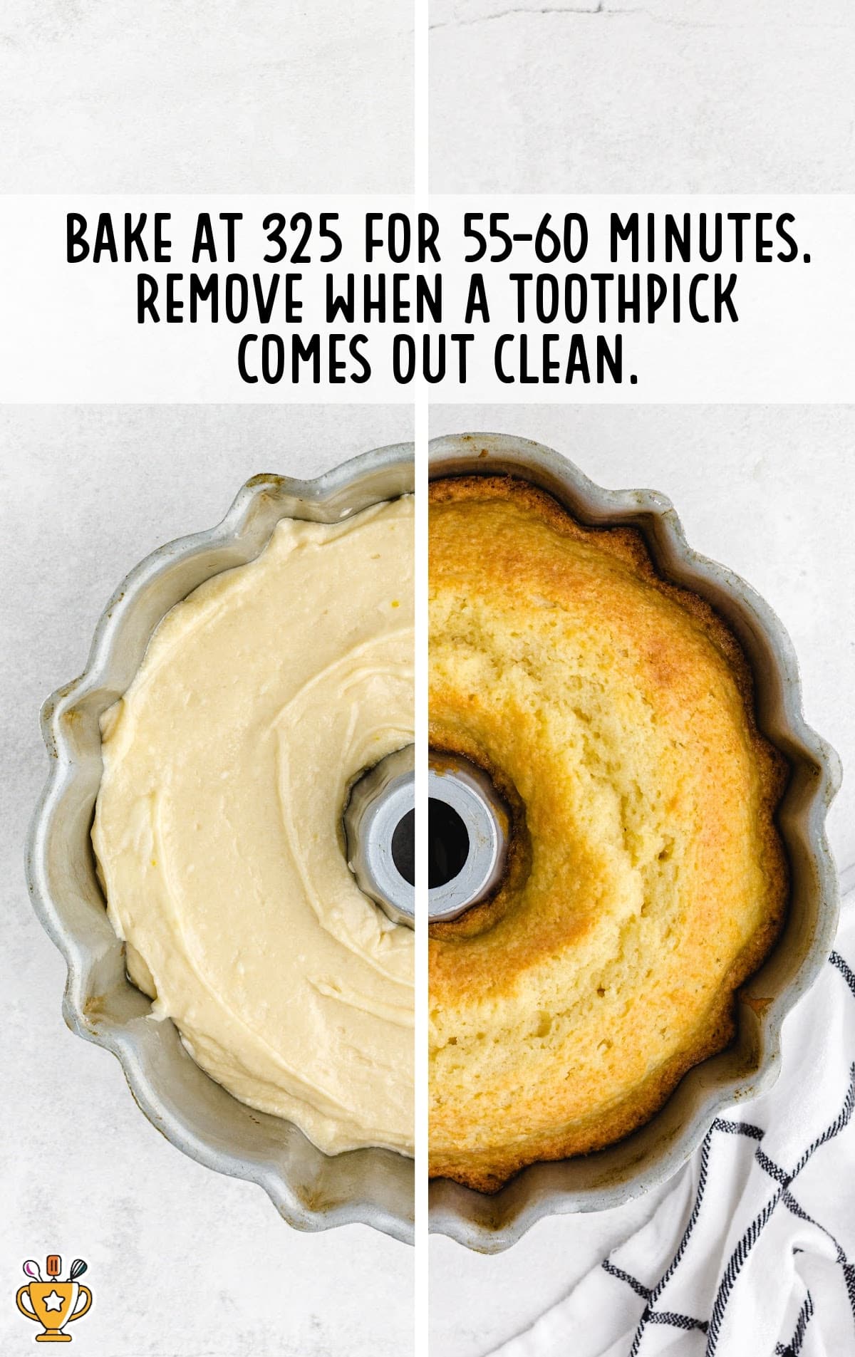 baked Kentucky Butter Cake in a bundt pan