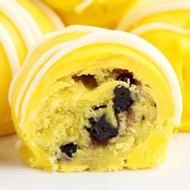 Lemon Blueberry Cheesecake Bites