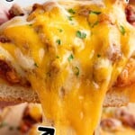 Sloppy Joe Garlic Bread