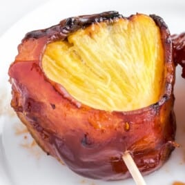 Bacon Wrapped Pineapple