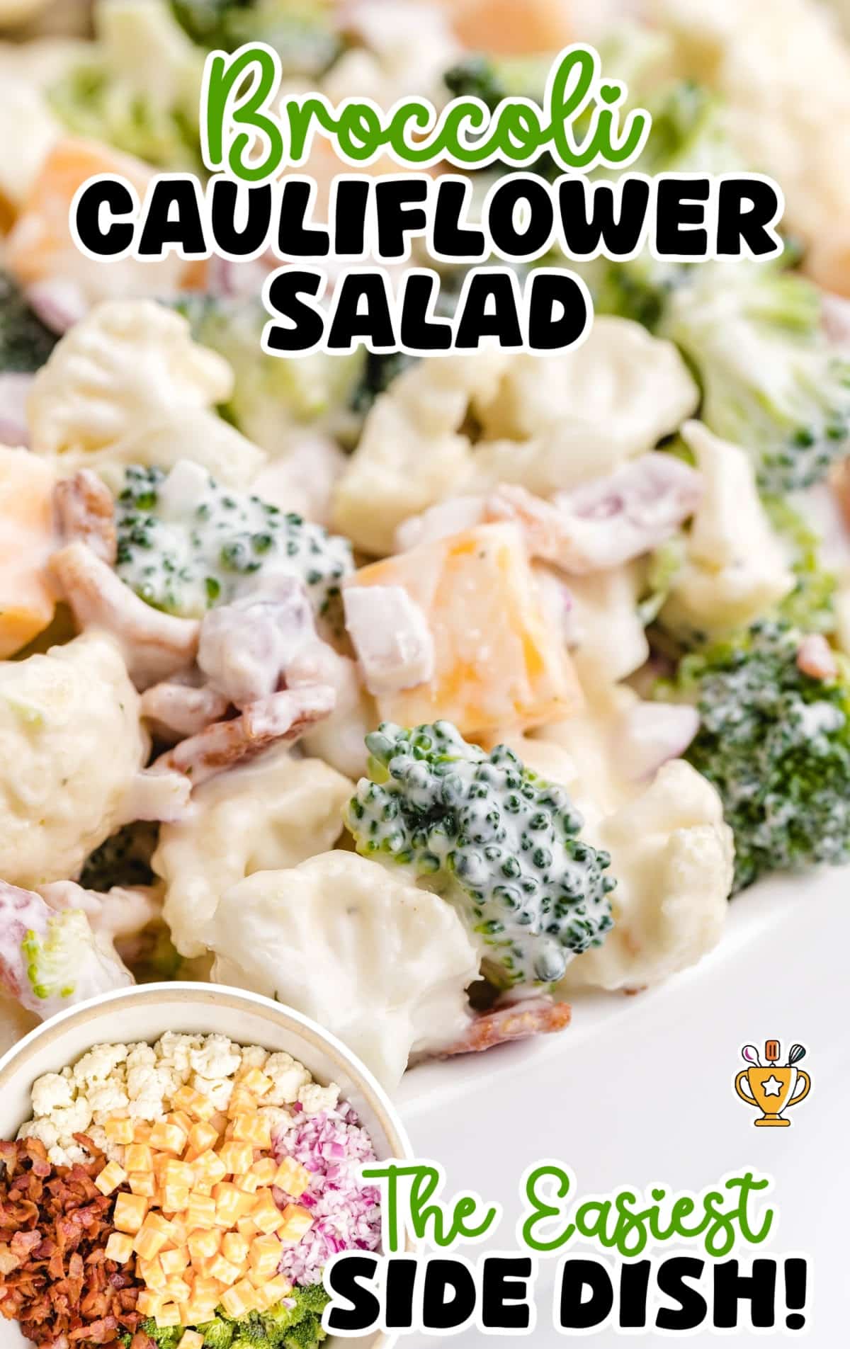 Broccoli Cauliflower Salad