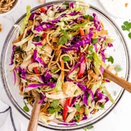 Chinese Chicken Salad in a bowl