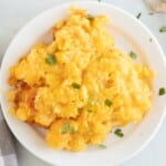 Corn Casserole served on a plate