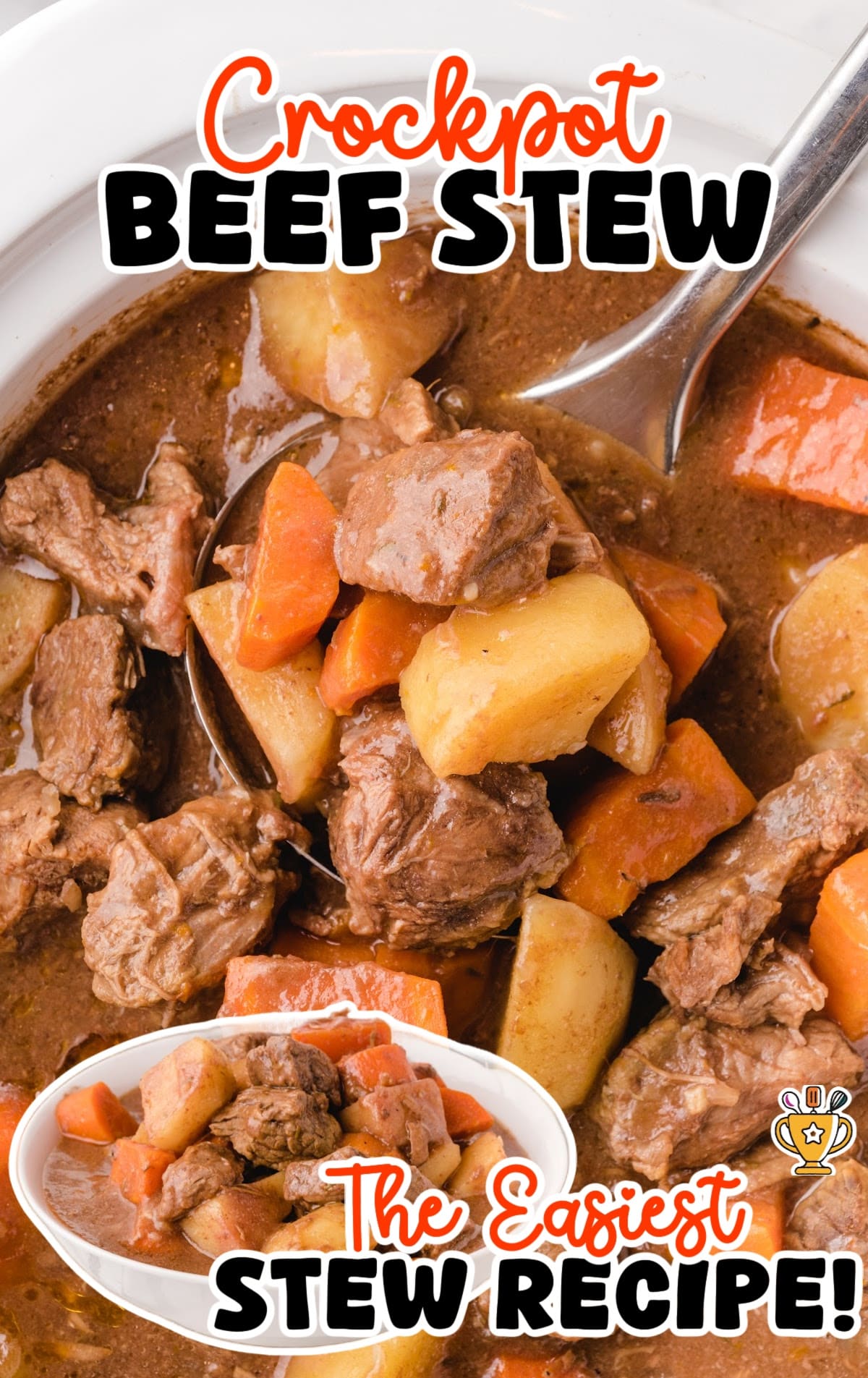 Crockpot Beef Stew in a crockpot