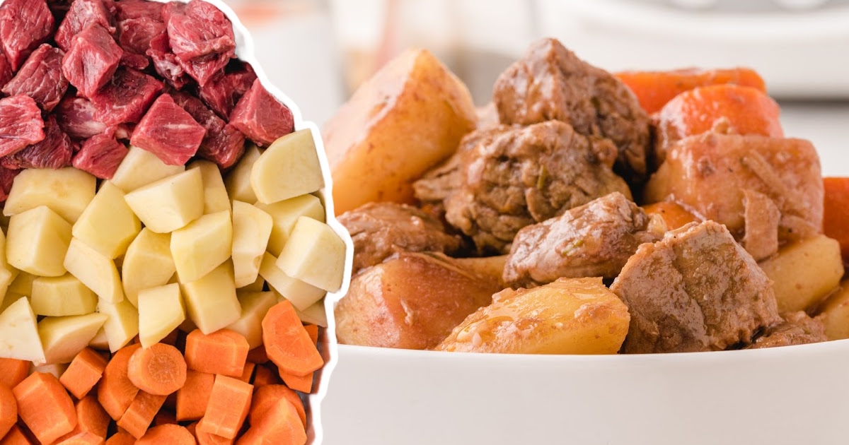 Crockpot Beef Stew in a bowl