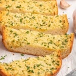 pieces of Garlic Bread