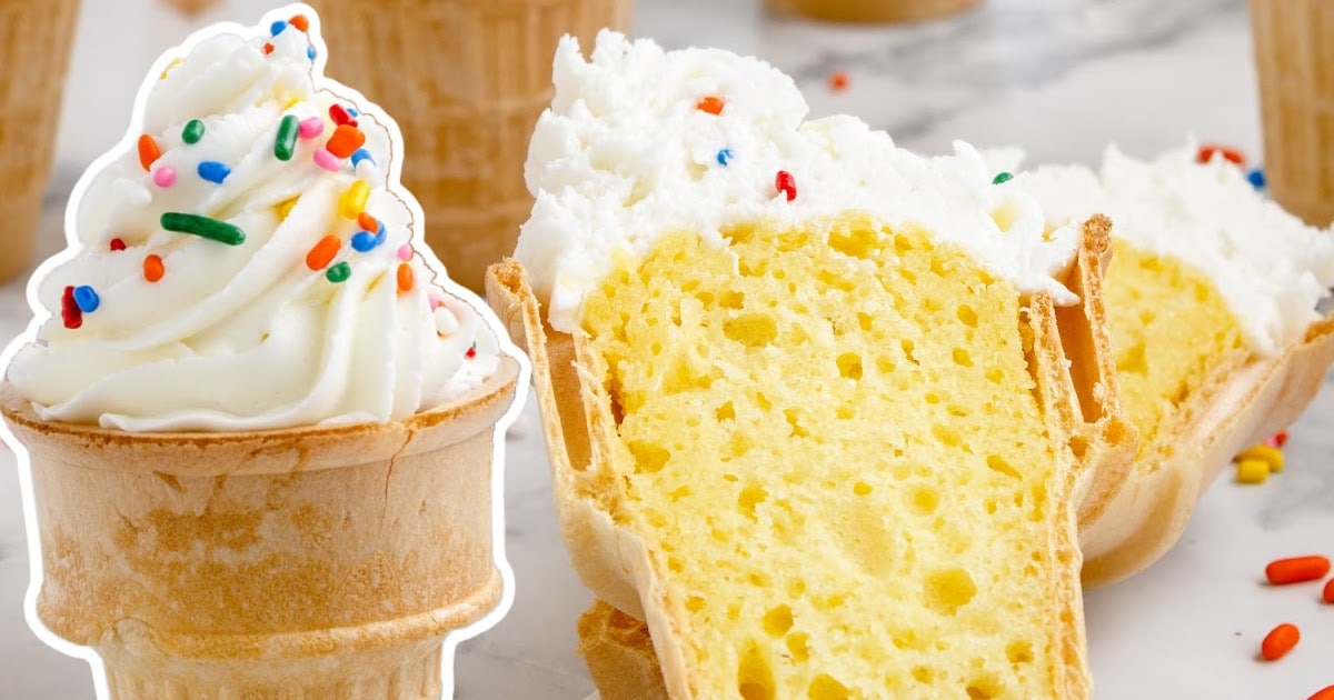 Ice Cream Cone Cupcakes