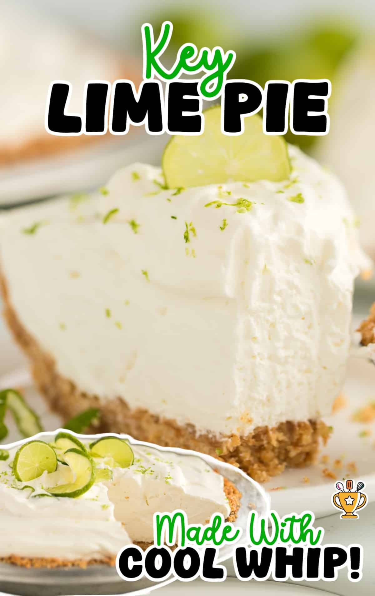 a piece of Key Lime Pie
