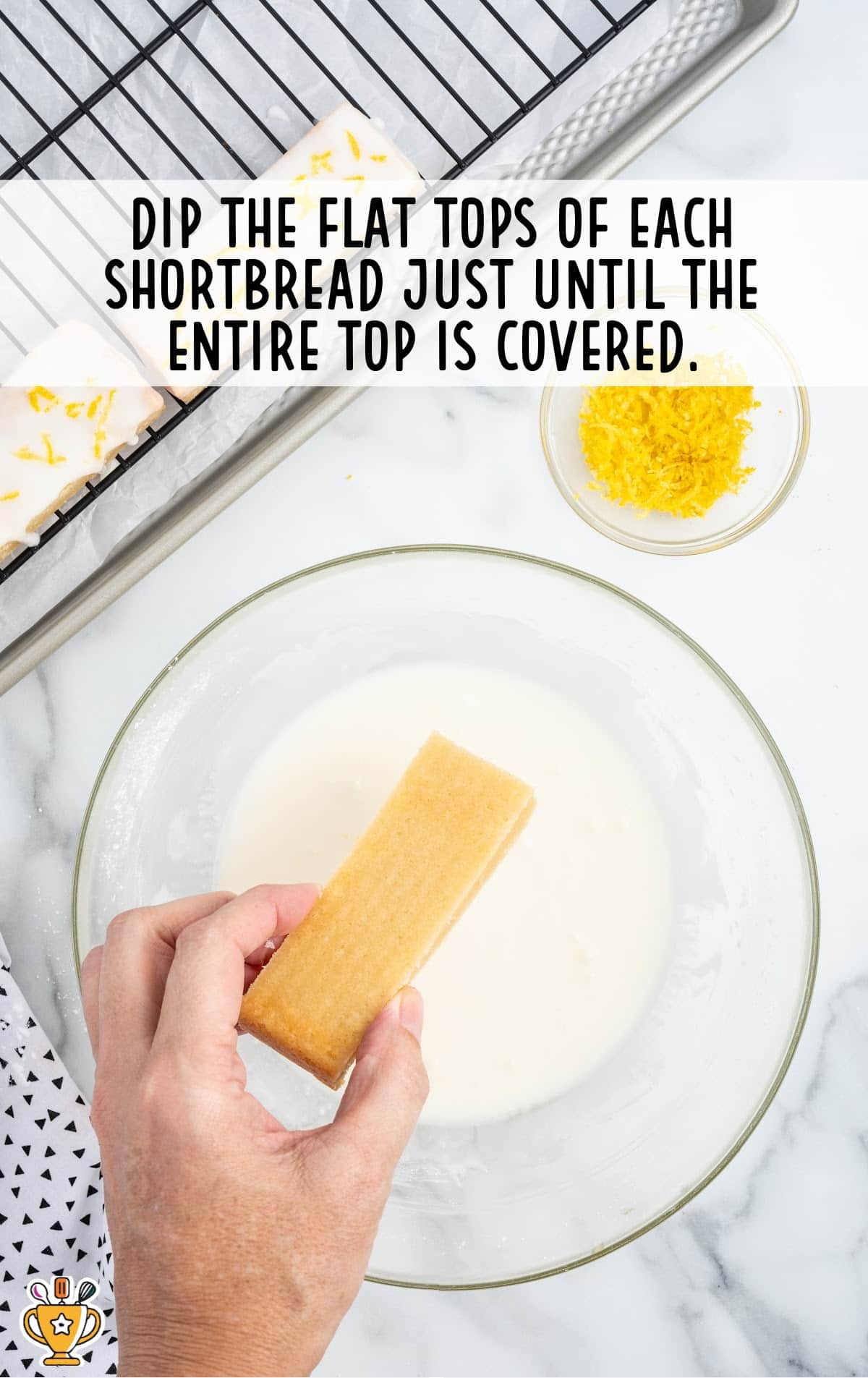 Lemon Shortbread Cookies