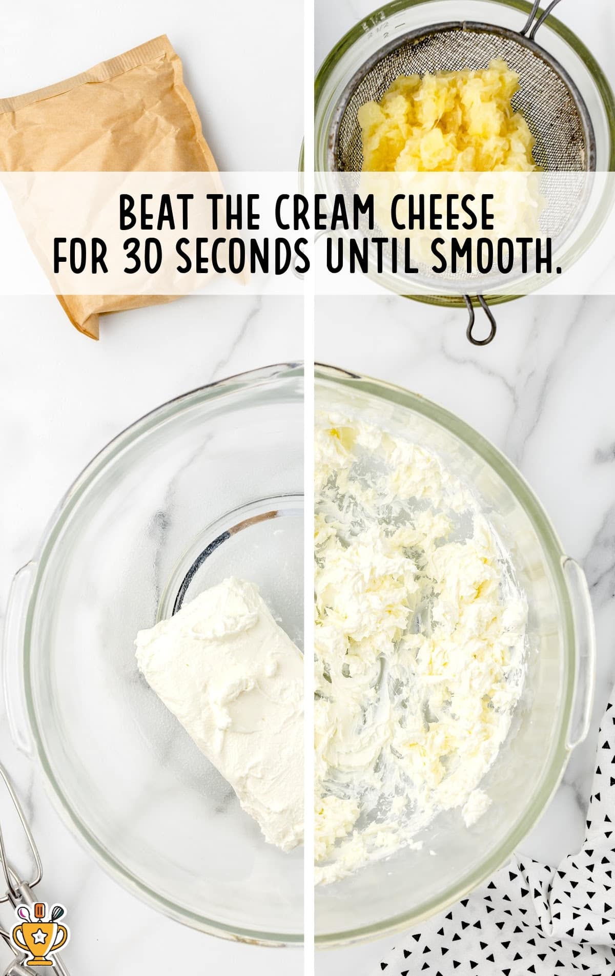 cream cheese in a bowl