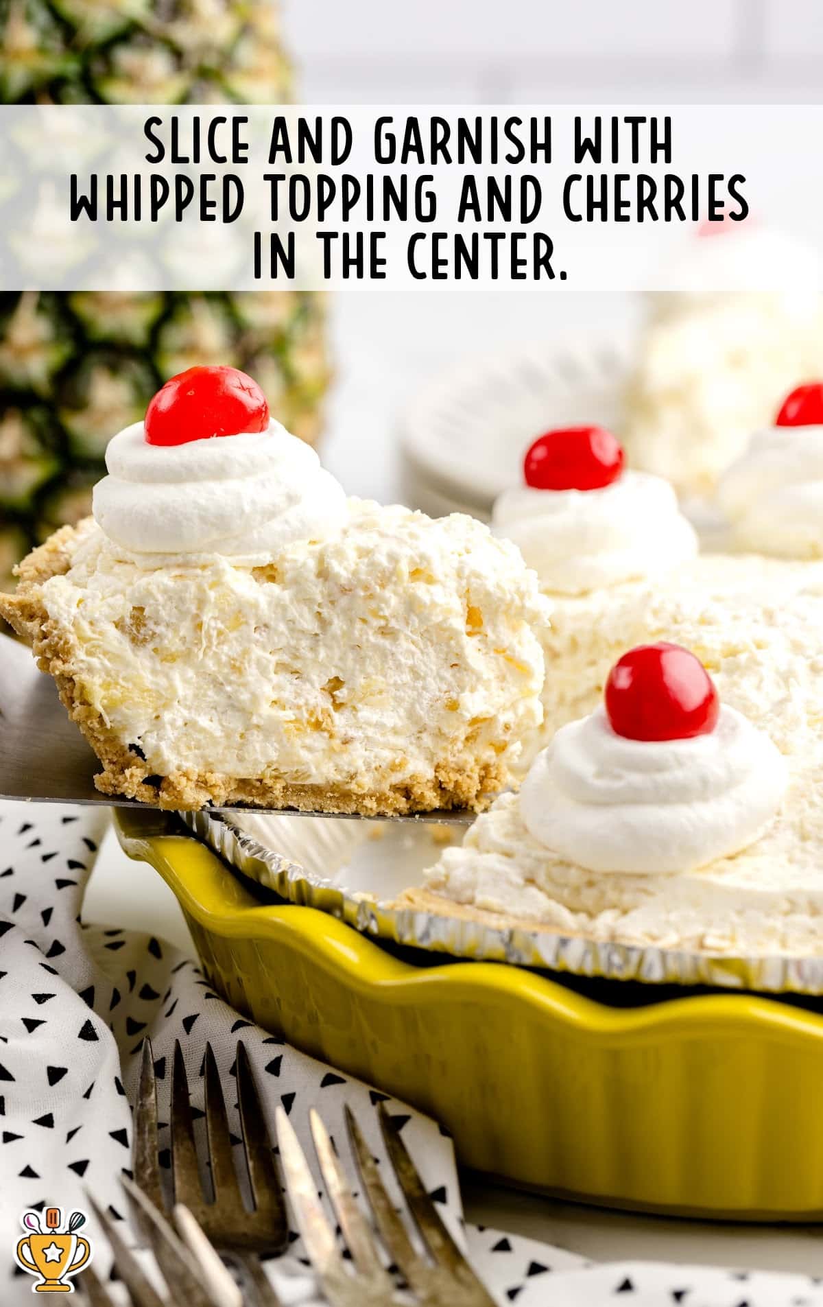 No Bake Pineapple Pie
