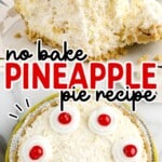 No Bake Pineapple Pie