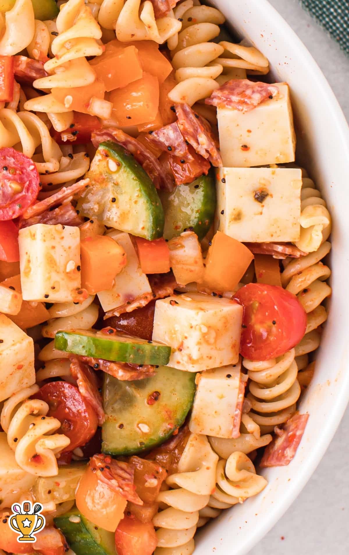 Pasta Salad in a bowl