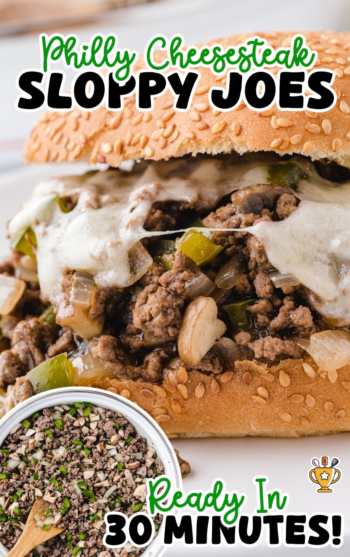 Philly Cheesesteak Sloppy Joes