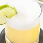 a glass of Tequila Sour