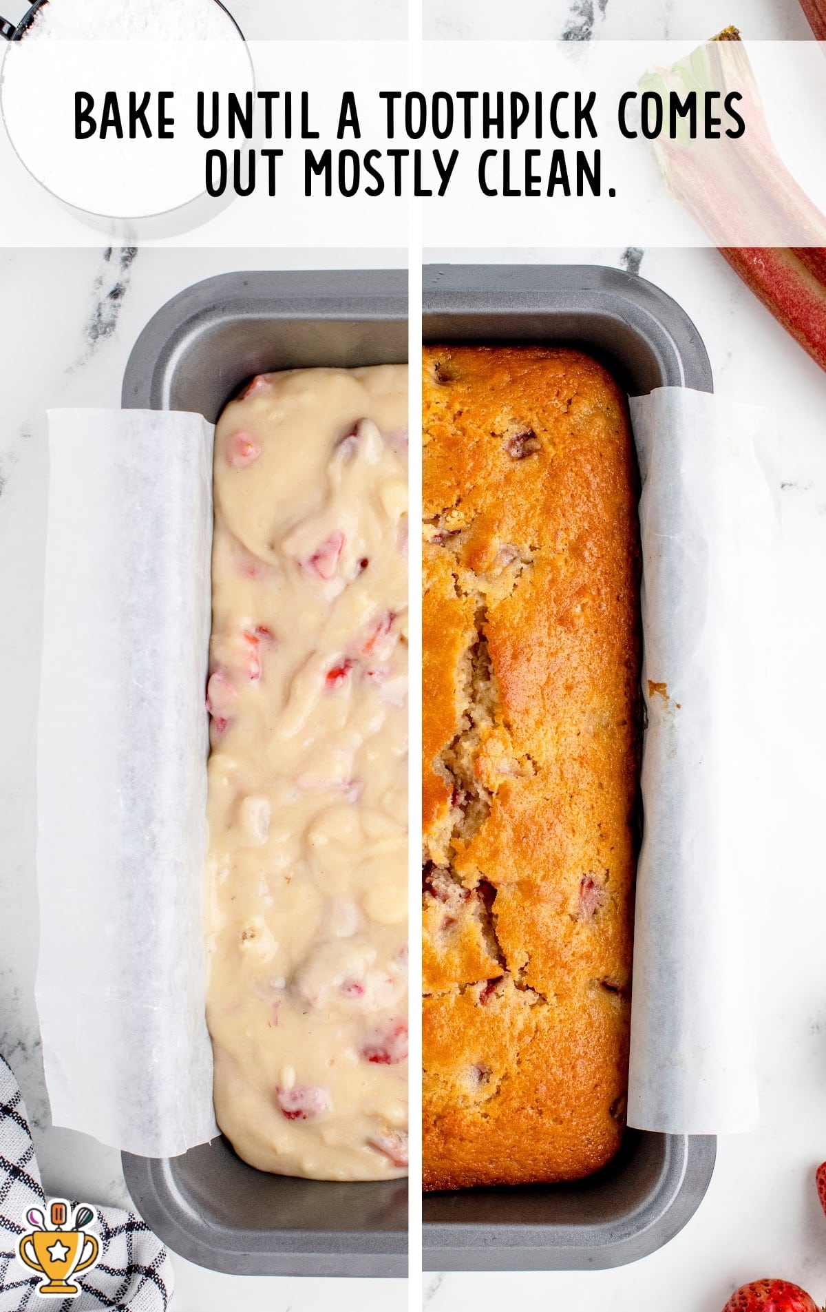 Strawberry Rhubarb Bread