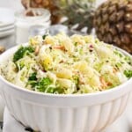 Pineapple Coleslaw in a bowl
