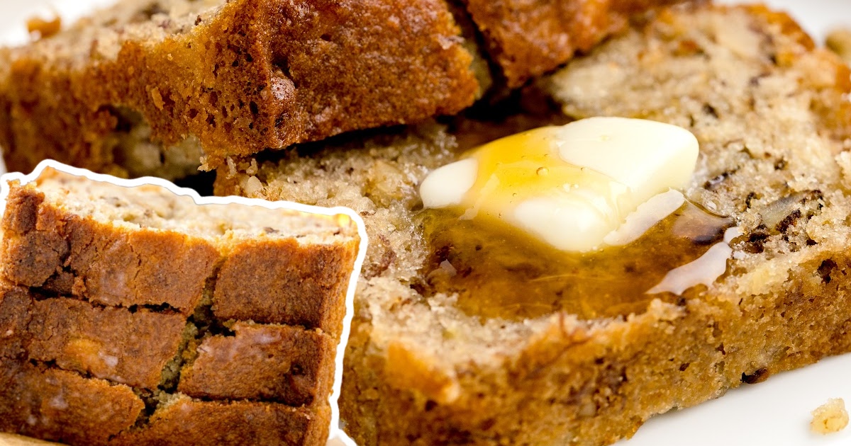a close up photo of Air Fryer Banana Bread