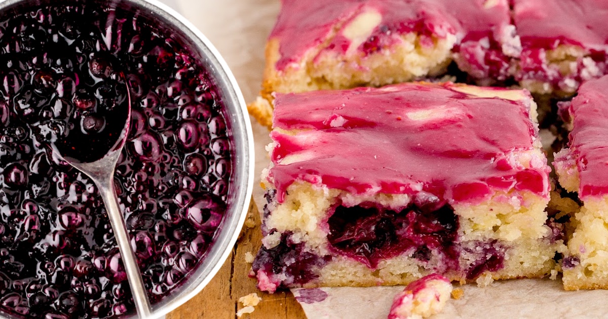 Blueberry Lemon Blondies