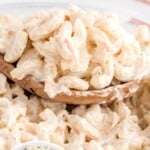 Hawaiian Macaroni Salad in a bowl