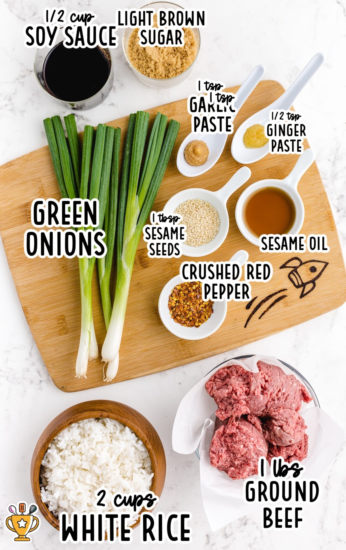 ingredients for making Korean Beef