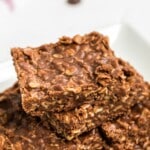 No Bake Chocolate Oatmeal Cookie Bars