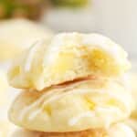 Pineapple Cookies stacked together