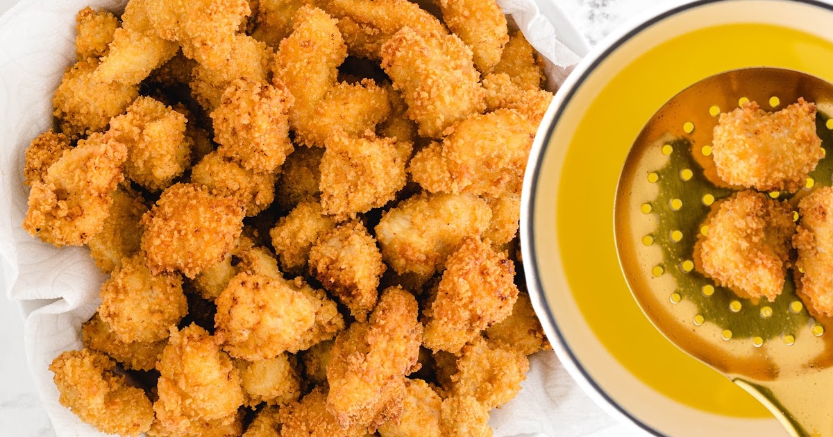 a pile of Popcorn Chicken