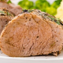 Pork Tenderloin on a plate