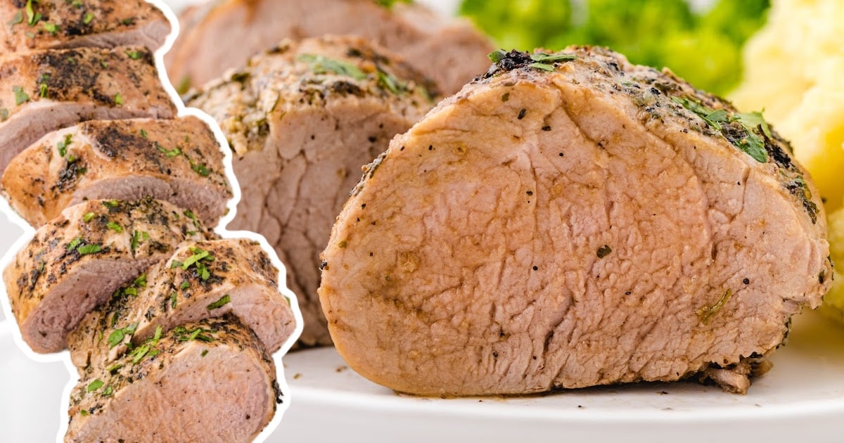 Pork Tenderloin on a plate