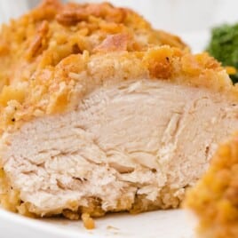 a plate with Ritz Chicken