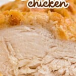 a piece of Ritz Chicken