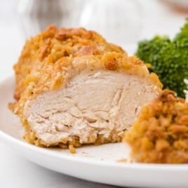 a plate of Ritz Chicken