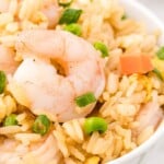 Shrimp Fried Rice in a bowl
