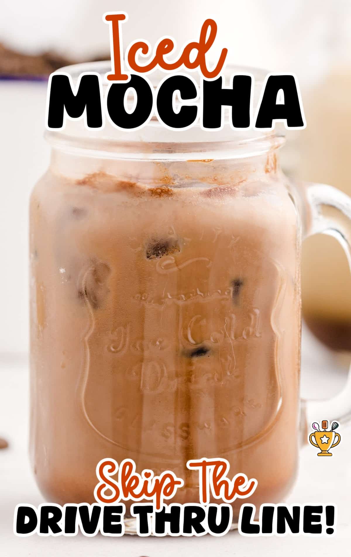 Iced Mocha in a mug