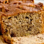 slices of Air Fryer Banana Bread